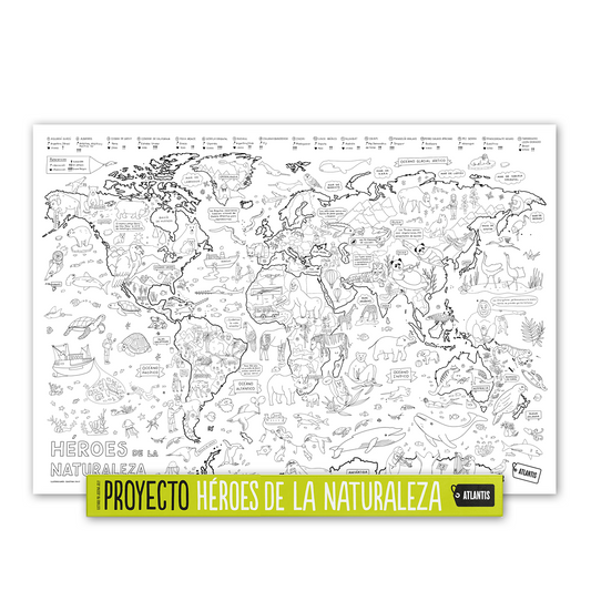 Lamina Gigante Héroes de la Naturaleza