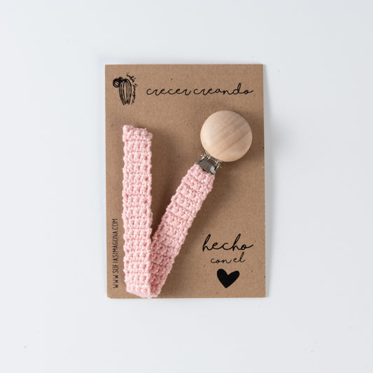 Portachupones tejidos al crochet