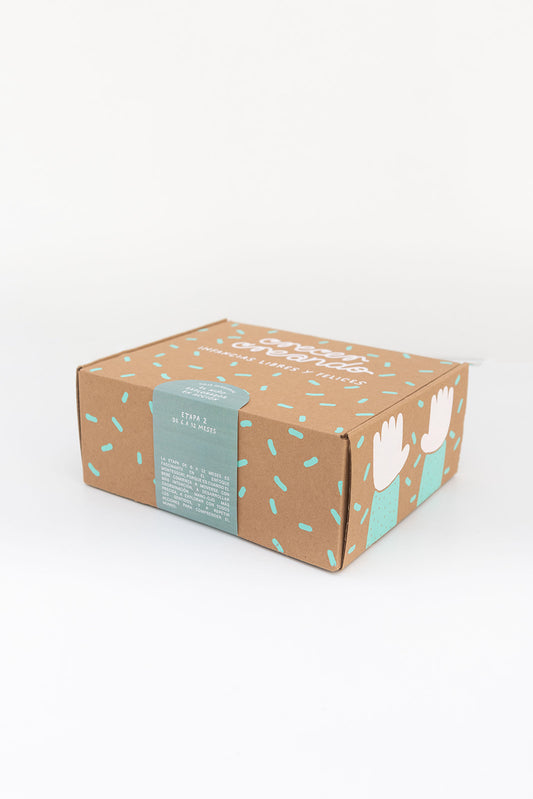 Caja Sensorial de 6 a 12 meses. El niño explorador en acción