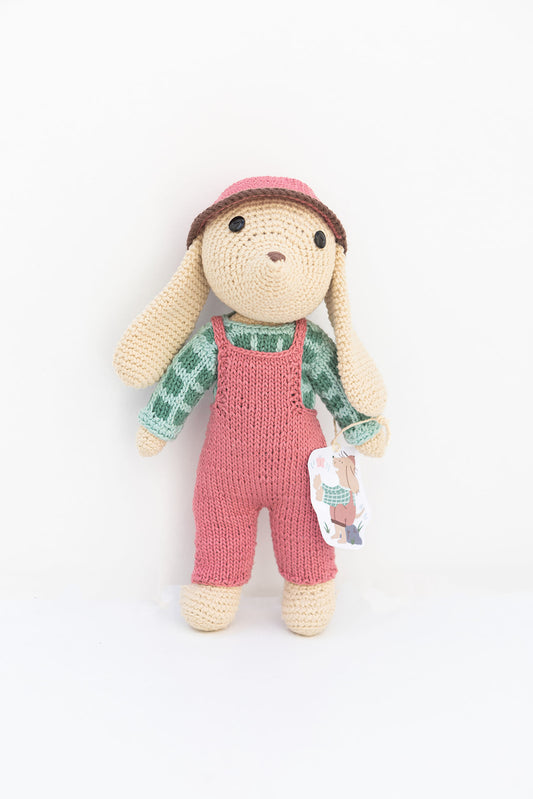 Perrita tejida al crochet AMIGURUMI
